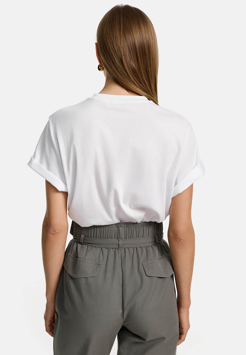 Crewneck Shirt in Baumwolle mit Placement Print | Dog