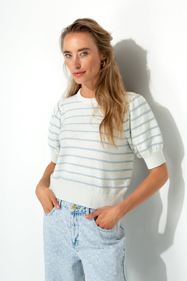Strickshirt | light blue