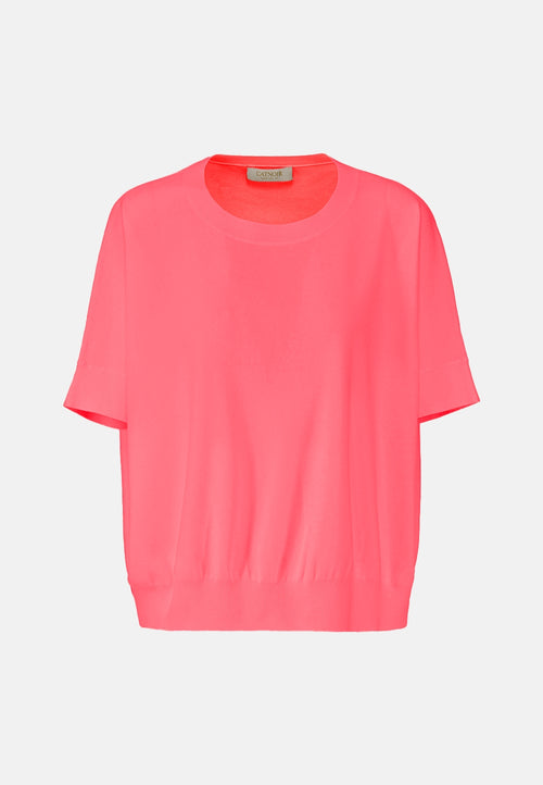 Strickshirt Dropshoulder in technischer Viscose Extra Fein | Azalee