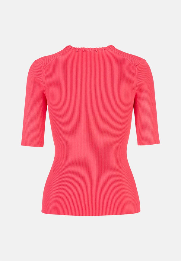Strickshirt 1/2 Arm in technischer Viscose Extra Fein | Azalee