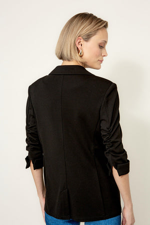 Blazer Smoked 3/4 Arm in Heavy Jersey Topseller | Black