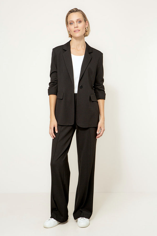 Blazer Smoked 3/4 Arm in Heavy Jersey Topseller | Black