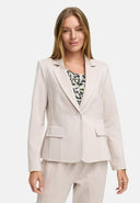 Blazer 1-Knopf in Heavy Jersey Topseller | Beige