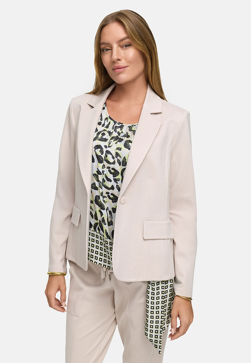 Blazer 1-Knopf in Heavy Jersey Topseller