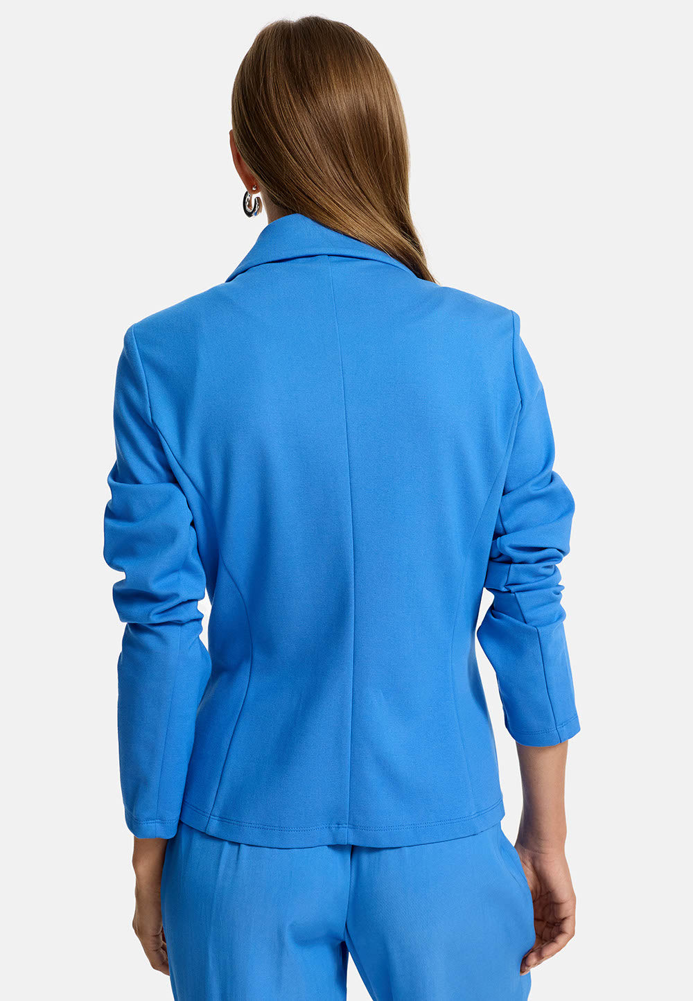 Blazer 1-Knopf in Heavy Jersey Topseller | Blue
