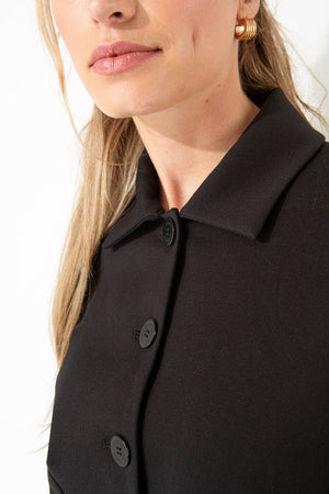 Jacke in Heavy Jersey | Black