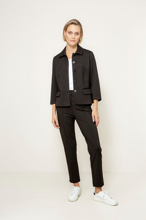 Jacke in Heavy Jersey | Black