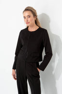 Jacke in Heavy Jersey | Black