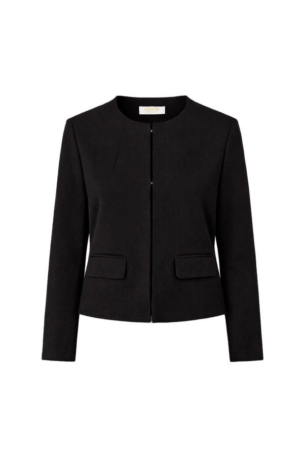 Jacke in Heavy Jersey | Black