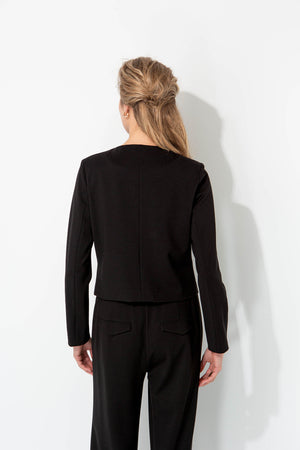 Jacke in Heavy Jersey | Black