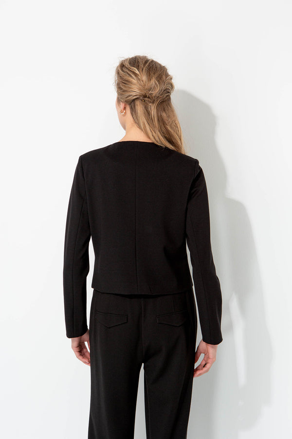 Jacke in Heavy Jersey | Black