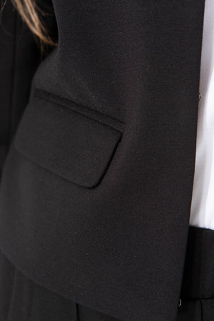 Jacke in Heavy Jersey | Black