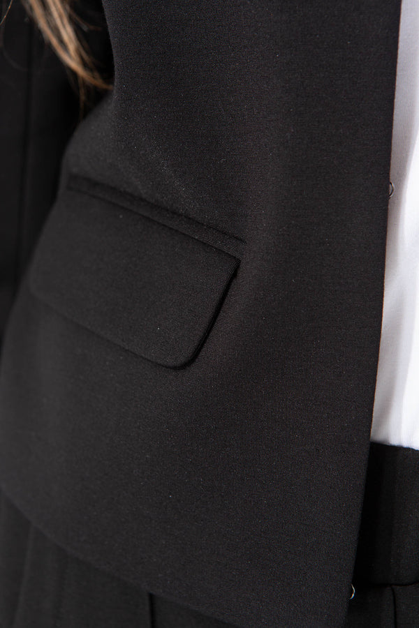 Jacke in Heavy Jersey | Black