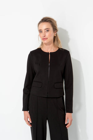 Jacke in Heavy Jersey | Black