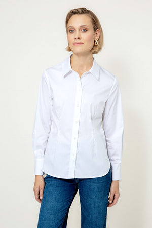 Bluse Body Fit Langarm