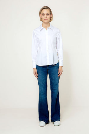 Bluse Body Fit Langarm