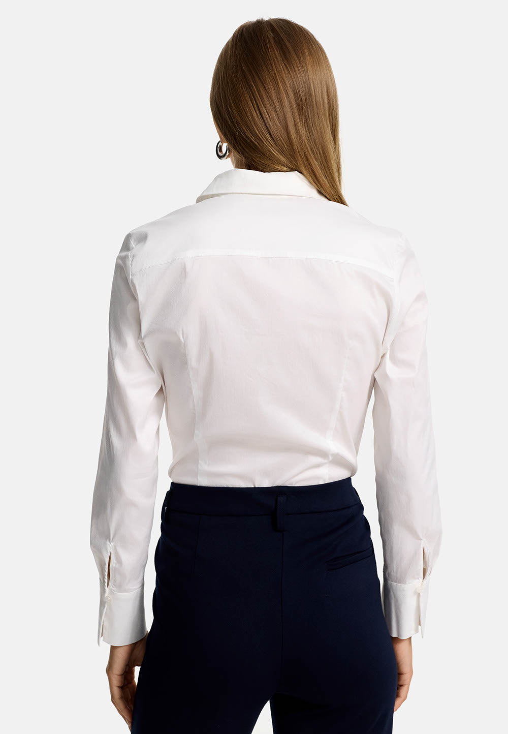 Bluse Body Fit Langarm