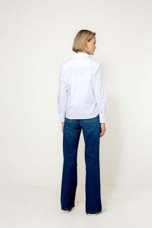 Bluse Body Fit Langarm