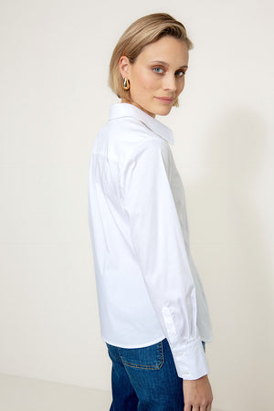 Bluse Body Fit Langarm