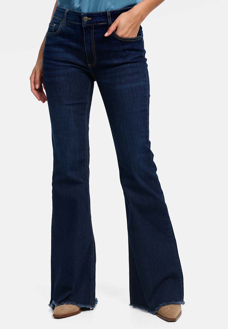 Flared 5-Pocket-Jeans