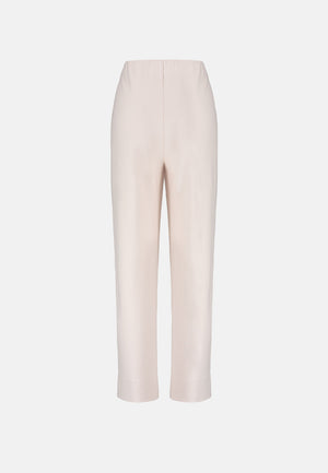 Pants narrow leg in heavy jersey Topseller | Creme