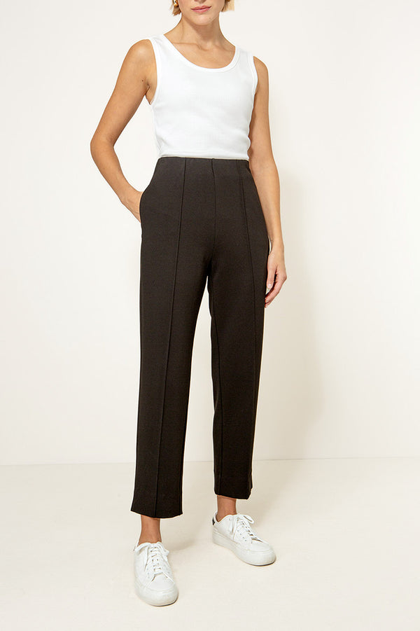 Hose schmalse Bein in Heavy Jersey Topseller | Black