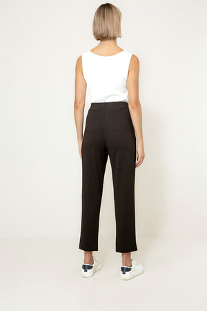 Hose schmalse Bein in Heavy Jersey Topseller | Black