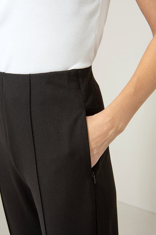 Hose schmalse Bein in Heavy Jersey Topseller | Black