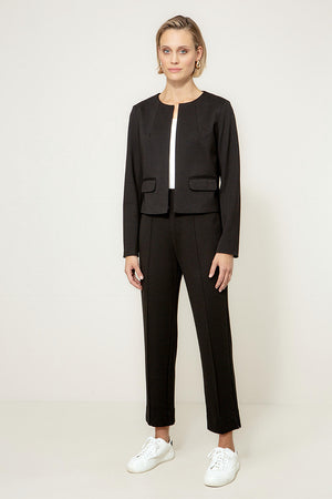 Hose schmalse Bein in Heavy Jersey Topseller | Black