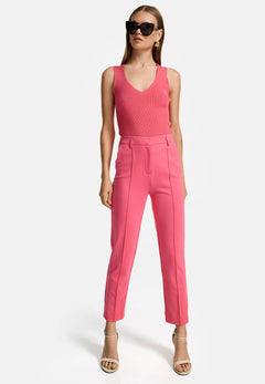 Pants in heavy jersey | Magenta