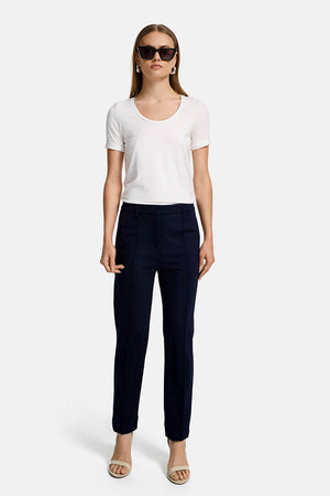 Pants in heavy jersey | Navy