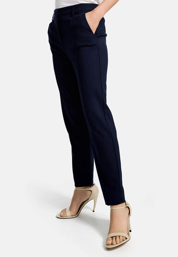 Pants in heavy jersey | Navy