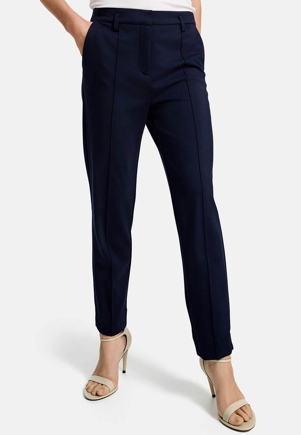 Pants in heavy jersey | Navy