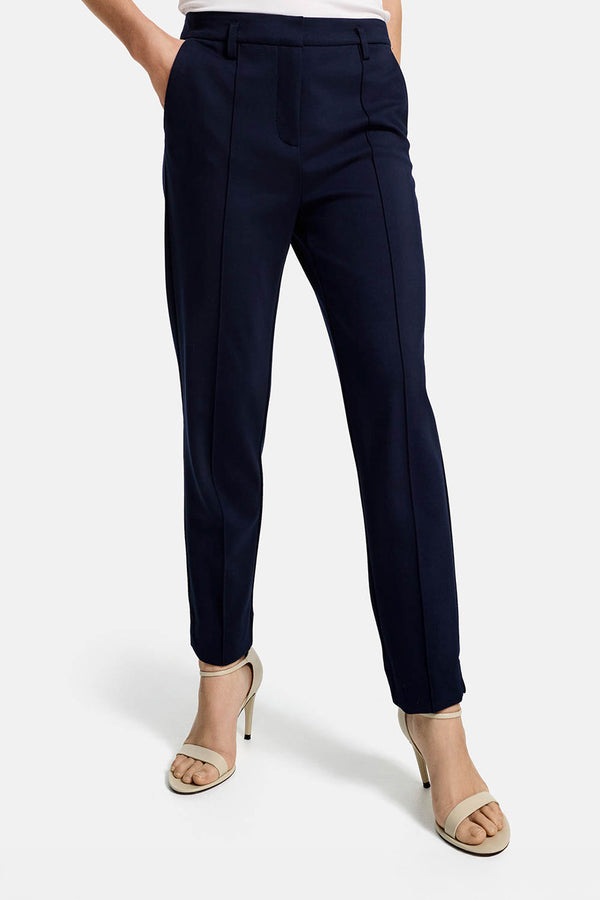 Pants in heavy jersey | Navy