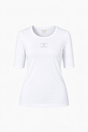 Short-sleeve shirt with logo