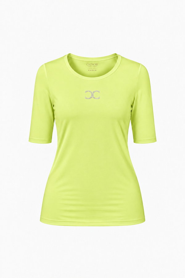 Short-sleeve shirt with logo