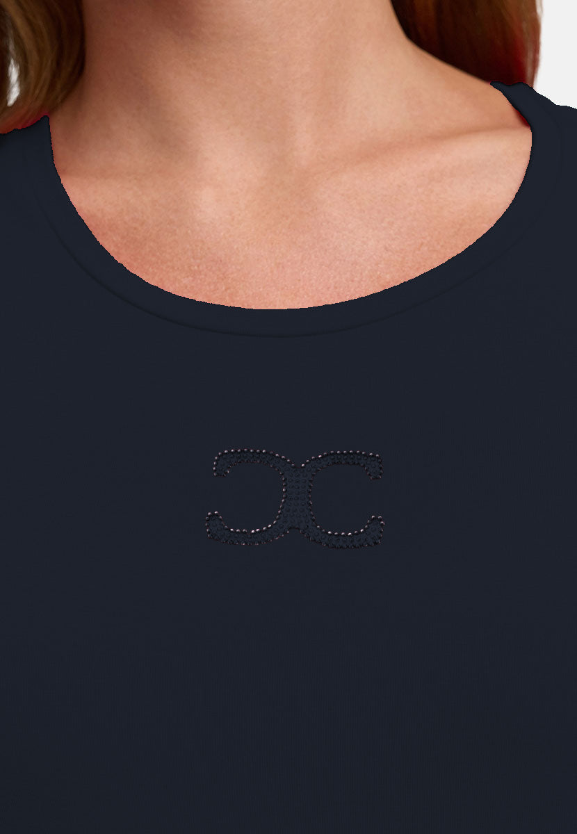 Shirt Kurzarm Logo | Navy