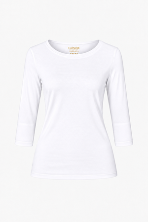 Shirt 3/4 Arm in Deluxe Viscose Jersey