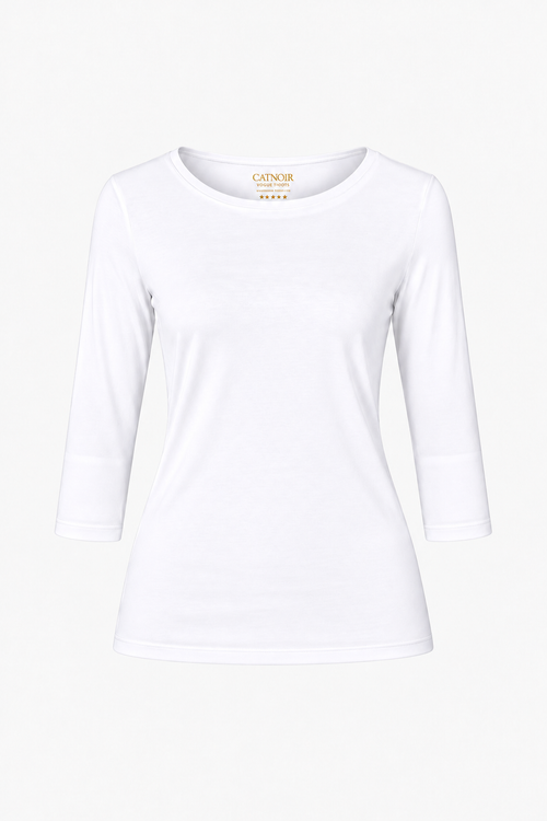 Shirt 3/4 Arm in Deluxe Viscose Jersey