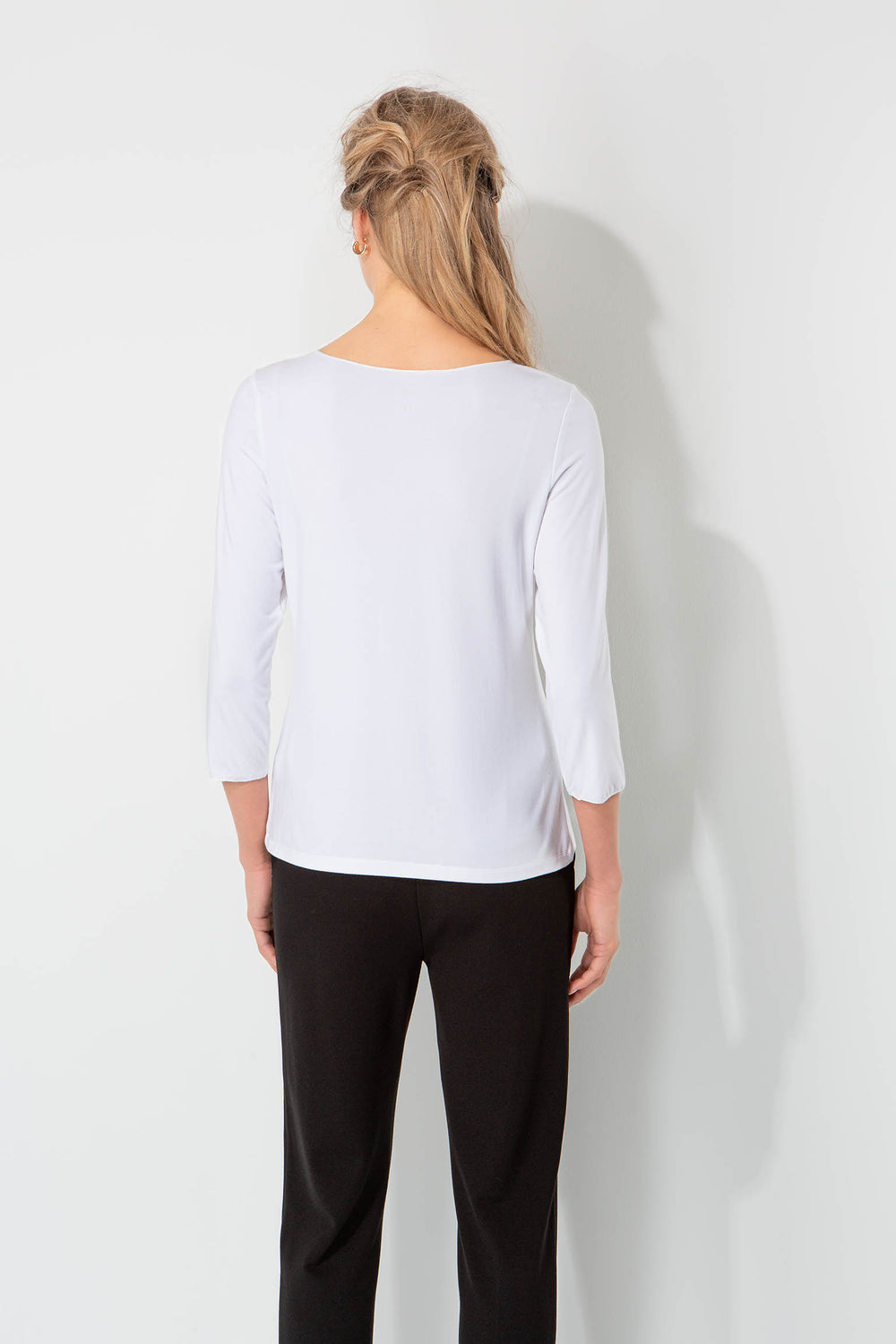 Shirt 3/4 Arm in Deluxe Viscose Jersey