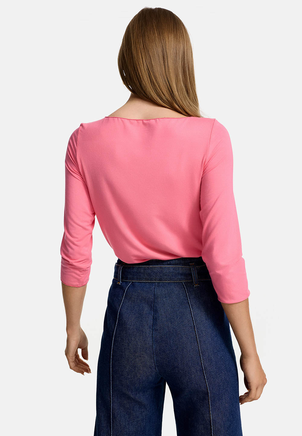 Shirt 3/4 Arm in Deluxe Viscose Jersey | Azalee