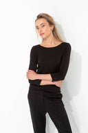 Shirt 3/4 Arm in Deluxe Viscose Jersey