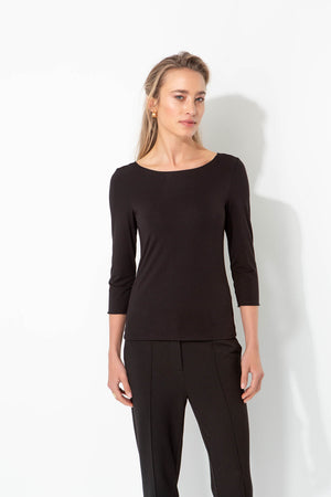 Shirt 3/4 Arm in Deluxe Viscose Jersey