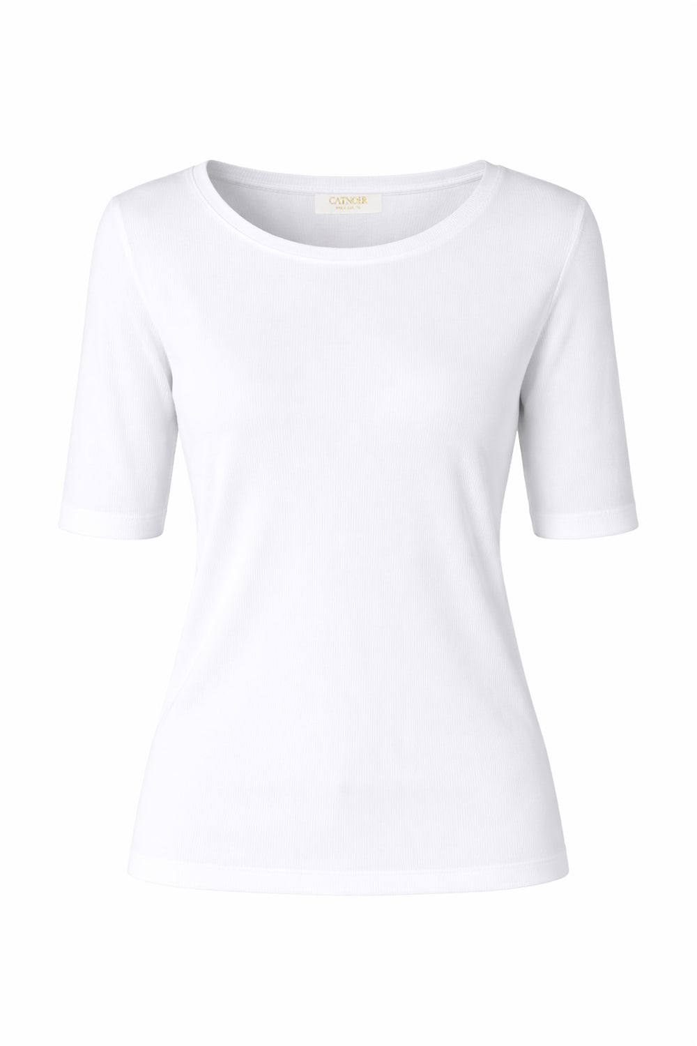 Shirt in Rib Jersey | White