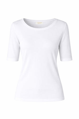 Shirt in Rib Jersey | White
