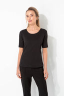 Shirt in Rib Jersey | Black