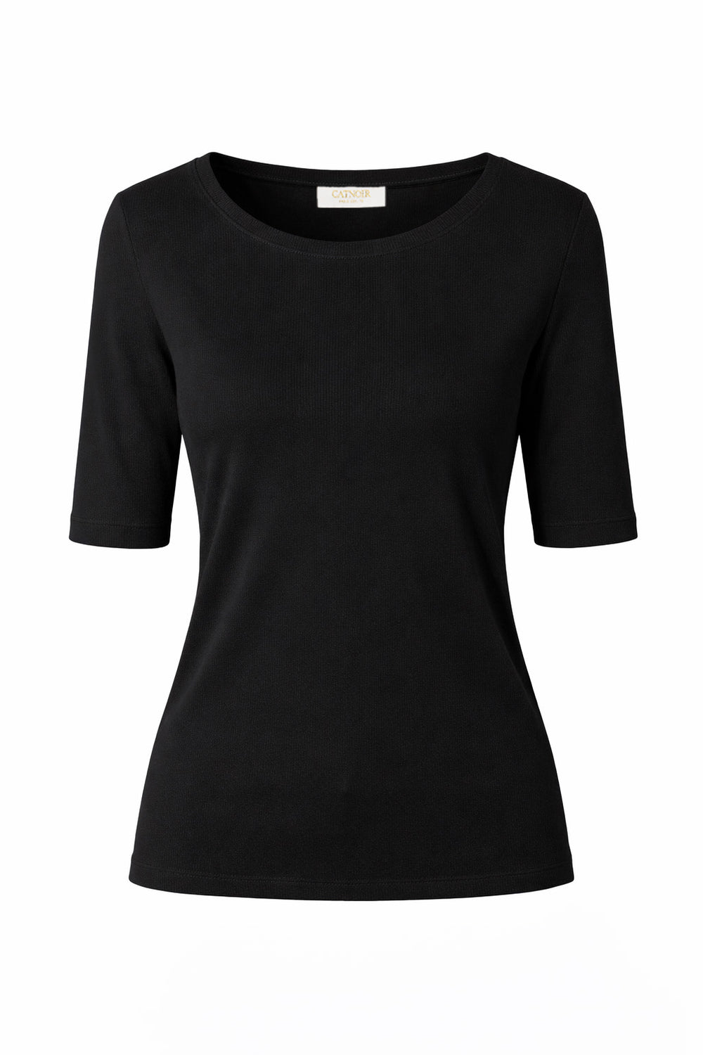 Shirt in Rib Jersey | Black