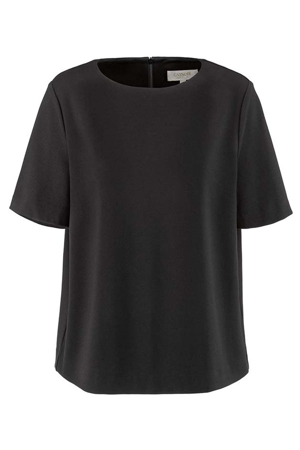 Top Rundhals in Heavy Jersey | Black