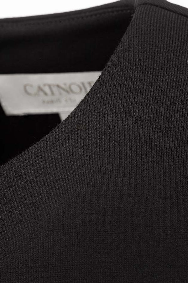 Top Rundhals in Heavy Jersey | Black