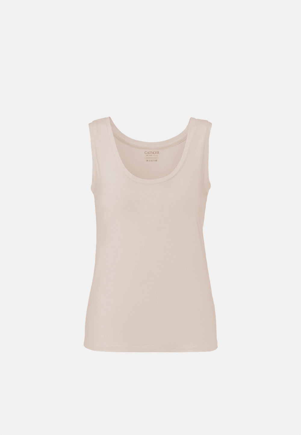 Top Rundhals in Deluxe Viscose Jersey | Creme